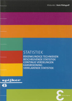 Statistiek - Boek Henk Pfaltzgraff (9050411169)