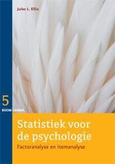 Statistiek voor de psychologie / factor- en itemanalyse - Boek Jules Ellis (9059319753)