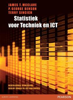 Statistiek voor Techniek en ICT - Boek J.T MacClave (9043014095)