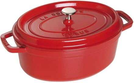 Staub Ovale Braadpan Ø 29 cm Rood