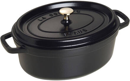 Staub Ovale Braadpan Ø 29 cm Zwart