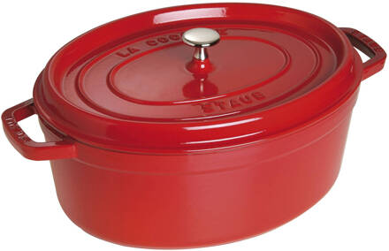 Staub Ovale Braadpan Ø 31 cm Rood