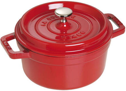 Staub Ronde Stoof-/Braadpan 22 cm Kers