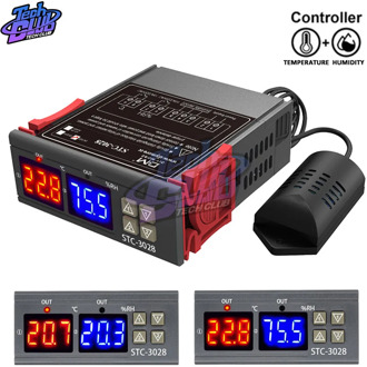 STC-1000 Digital Thermostat STC-3028 Temperature Humidity Controller Thermostat Humidistat Thermal Regulator Control Switch