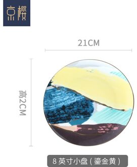 Steak Plaat Nordic Creatieve Tafelgerei Keramische Westerse Plaat Ontbijt Plaat Plaat Set Combinatie Diner Plaat Thuis LB01115 B2