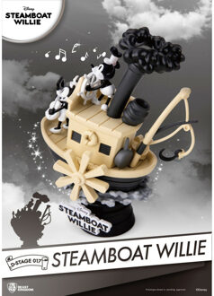 Steamboat Willie D-Stage PVC Diorama Mickey & Minnie 15 cm