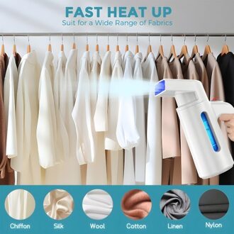 Steamer for Clothes 25s Fast Heating 700W 180ml Big Capacity Strong Penetrating Steam Portable Handheld Garment Steamer for Clothes Removes Wrinkle for Home Office Travel