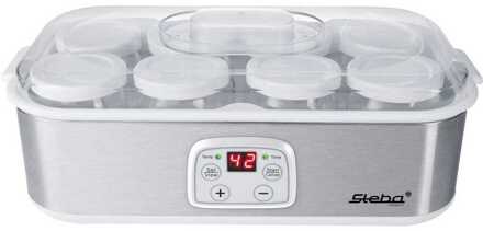 Steba JM3 - Yoghurtmaker - 8x180 ml - RVS Zilver