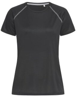 Stedman Active 140 Women Team Raglan Blauw,Geel,Zwart,Groen,Grijs,Wit - Small,Medium,Large,X-Large