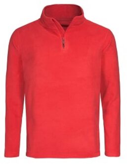 Stedman Active Fleece Half-Zip For Men * Actie * Rood,Zwart,Grijs - Small,Medium,Large,X-Large,XX-Large