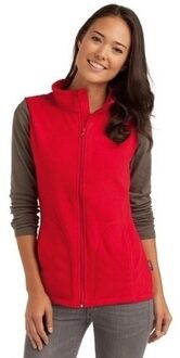 Stedman Fleece bodywarmer rood voor dames L (40)