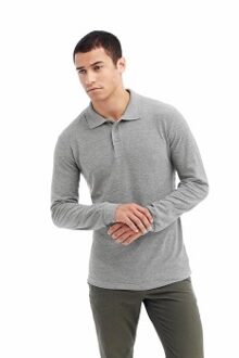 Stedman Polo Long Sleeve Men * Actie * Zwart,Grijs,Wit,Blauw - Small,Medium,Large,X-Large,XX-Large