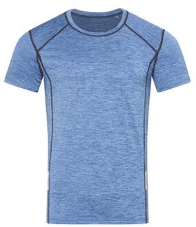 Stedman Recycled Men Sports-R Reflect Blauw,Grijs - Small,Medium,Large,X-Large,XX-Large