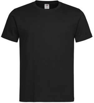 Stedman Zwart basic heren t shirt ronde hals - 100% katoen - onder shirts