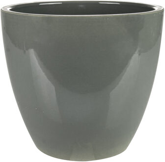 Steege Bloempot - antraciet - Scandinavische look - 20 x 19 cm - Plantenpotten Grijs