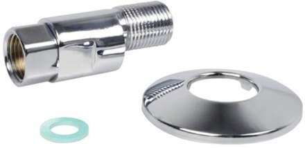 Steekkabel, 1/2"ET x 1/2"IT, 5 mm, met rozet, uitschakelbaar - 986261455