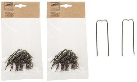 Steekkrammen klemmen - 100x stuks - 1.5 x 4 cm -?patentkrammen