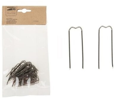 Steekkrammen klemmen - 50x stuks - 1.5 x 4 cm -?patentkrammen