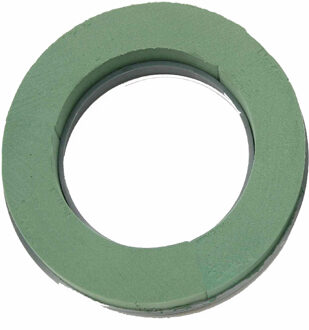 Steekschuim nat ring Ø25cm verpakt Groen
