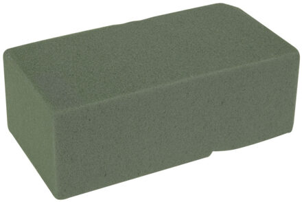 Steekschuim/oase - nat - rechthoekig - groen - 20 x 10 x 7 cm