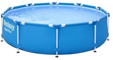 Steel Pro frame zwembad rond 300 x 76 cm Blauw