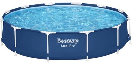 Steel Pro zwembad 366 cm Blauw
