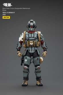 Steel Ride Corps Dark Source Action Figur Designated Marksman Ethan 7 cm