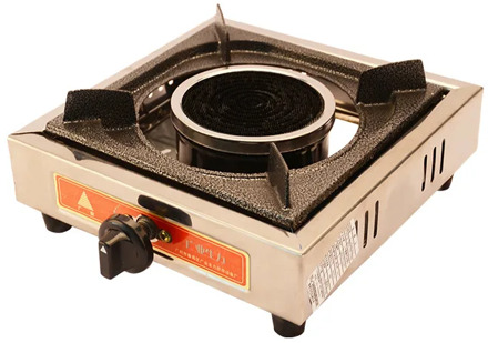 Steel Square Furnace Infrared Energy-Saving Gas Stove Commercial Household Desktop Gas Stove Hot Pot