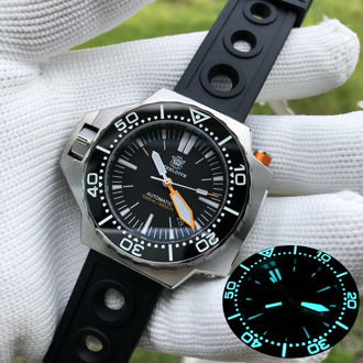 STEELDIVE 1969 Diver Watch Men Automatic Mechanical Watch 1200m Waterproof NH35A Sapphire Crystal C3 Luminous Mechanical Watch