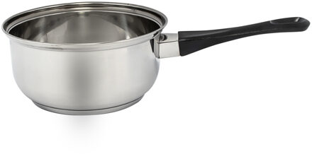 Steelpan - RVS - D16 cm - bakeliet handgreep - sauspan/juspan - 1,8L