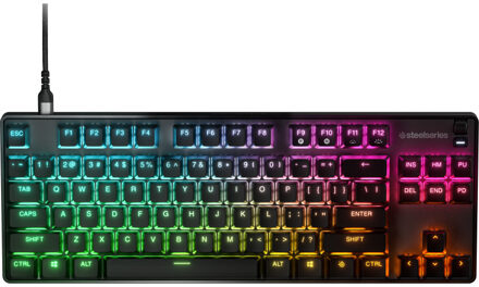 SteelSeries Apex 9 TKL toetsenbord Gamen USB QWERTY Amerikaans Engels Zwart