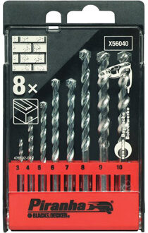 Steenboren cassette 8 stuks X56040