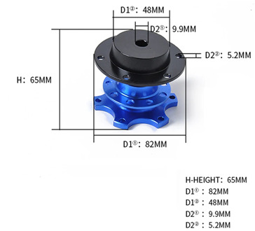 Steering Wheel Quick release tool Snap off Universal Car Hub Adapter Kit With Wrench