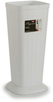 Stefanplast Parapluhouder wit van kunststof 57 cm - Paraplubakken