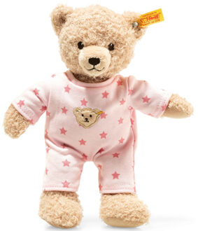Steiff Teddy & Me Knuffelbeer met roze pyjama - 25 cm Multikleur