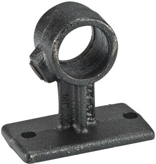 Steigerbuis Koppelstuk zwart wandbevestiging Ø 28 mm