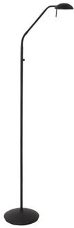 Steinhauer Biron vloerlamp zwart kunststof 145 cm hoog
