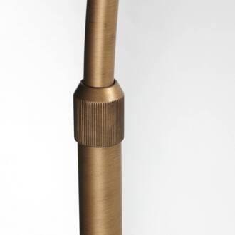 Steinhauer Booglamp Sparkled Light, bronskleurig, bamboe, E27 brons, licht hout