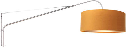 Steinhauer Elegant Classy wandlamp staal en goud uittrekbaar 145 cm Zilver