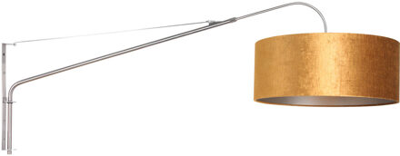 Steinhauer Elegant Classy wandlamp staal en goud uittrekbaar 145 cm Zilver