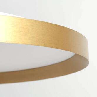 Steinhauer Flady LED plafondlamp, goudkleurig, Ø 40 cm direct/indirect