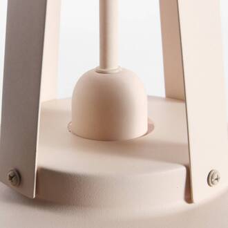 Steinhauer Hanglamp Eden, crèmekleurig, metaal, fitting E27