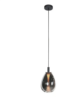 Steinhauer Hanglamp Glimsy 1 lichts Ø 22 cm zwart