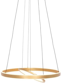 Steinhauer Hanglamp Ringlux 2 lichts Ø 60 cm mat goud