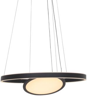 Steinhauer Hanglamp Ringlux 2 lichts Ø 60 cm zwart