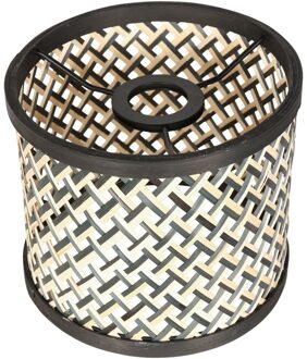 Steinhauer Lampenkap Bamboe Ø 20 cm E27 zwart beige