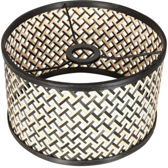 Steinhauer Lampenkap Bamboe Ø 30 cm E27 zwart beige