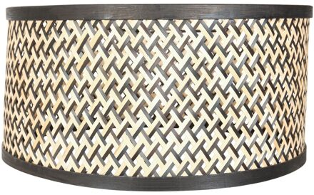 Steinhauer Lampenkap Bamboe Ø 40 cm E27 zwart beige