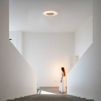 Steinhauer LED plafondlamp Lido, goudkleurig, Ø 42 cm goud, gesatineerd