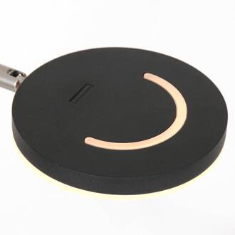 Steinhauer LED vloerlamp Soleil, zwart, metaal, dimmer